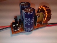 Przetwornica impulsowa własnego pomysłu i wykonania.