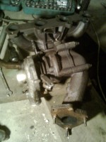 Fiat Doblo 1.9 JTD 74kW 2001: Rusty Hole in Turbocharger Pipe, Cleaning and Inspecting Turbine