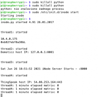Failure to detect iNode sensor in Domoticz on Raspberry Pi 3: log analysis