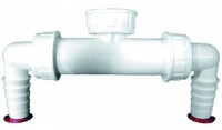 Bosch WTG86400PL - Connecting the outlet of the dryer and washing machine to 1 p