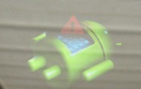 Tablet Goclever TERRA 70 - przewrócony robot z wykrzyknikiem, nie uruchamia się