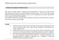 Swiss avena135. Odebranie rozmowy poprzez wciśnięcie słuchawki.