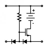 Baterie kontra zasilacz. Prosty układ odłączający.