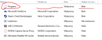Win 10 startup - In the startup tab I have "Program" with the icon.