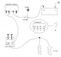 Romet 50-t-1. Instalacja elektryczna z ładowaniem aku