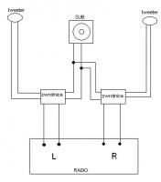 Jak zrobić system 2.1 w aucie?