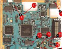 Spalony bezpiecznik w PS2.