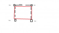 Photocells in Double-Leaf Gate: Mounting & Positioning on 10x10cm Metal Posts with Welded Hinges
