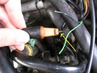 Golf 2 1.8 MK2 - Identyfikacja brązowego przewodu i jego podłączenie