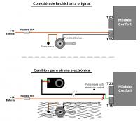 Syrena Audi Bosch 1K0 951 605A- pinout, sterowanie