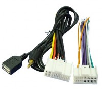 Kia Sportage 2 - Podłączenie USB do radia z Kia Rio 2, mini ISO, AUX