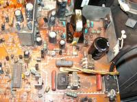 Sanyo CEM3022P - brak napięcia żarzenia i HV, co sprawdzić?