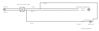 Connecting the electric door opener to the remote control, relay and request for schema evaluation