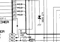 VCR Samsung VK350 - dlaczego pali się rezystor R638/R664 56 Ω?