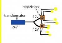 Splitting IKEA ANSLUTA 24V Transformer to Power 2x DIODER LED Lights at 12V Each: Connection Guide
