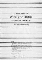 Star Wintype 4000 - Jak usunąć poziome paski z wydruku?