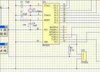 Termostat z DS1820 i AT89C2051 - problem z wysokim stanem na pinie 8