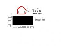 Nokia E50 - brakujący element przy złączu LCD, schemat serwisowy?