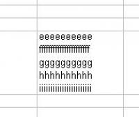 EXCEL 2003 - Jak wyświetlić ostatnie linie tekstu w komórce?