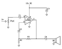 Preamp Mic vs Direct Mic Input for 12V Intercom Amplifier with 6 Ohm 5W Speaker