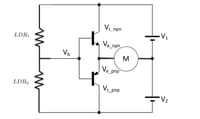 How to Calculate Base or Emitter Current with LDR1=100Ω, LDR2=200Ω, V1=V2=1.5V