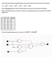 Hi, i need someone to check if i build this nand circuit correctly with regards to the Boolean expre