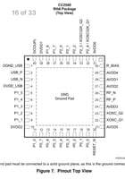 What Is the A455N Component Connected to Pin 32/33 (XOSC) on TI 2540 SoC?