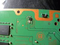 Uszkodzona płyta główna SAA-001 - brakujące elementy i wartości komponentów