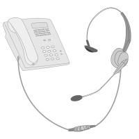 Jak podłączyć słuchawki i mikrofon do telefonu stacjonarnego z RJ10?