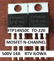 [Sprzedam] FTP14N50C FTA14N50C 16N50C3 TO-220 TO 220 FTP 14N50C tranzystor mos