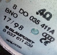Audi A4 B5 Avant: Replacing Original Driver's Front Door Speaker - Options?