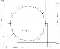 Schemat prostego mini Huba do ethernetu 10Mbit Halfduplex