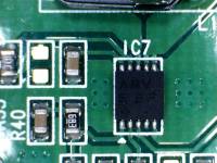 Samsung 2493HM - IC7 na logice 240CT01C2LV0.2 grzeje się, ekran biały