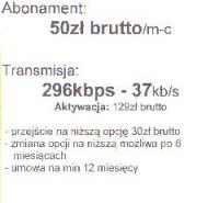 Interpretacja zapisu 296kbps - 37kb/s w ofercie internetowej firmy