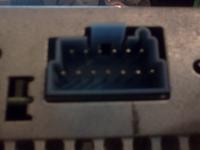 Chrysler Cirrus - Opis pinów wzmacniacza i radia, schematy połączeń