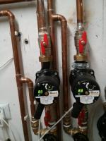 Small Flows in Rotameters: New Underfloor Heating Installation, HALM HEP Plus 25-6.0 E 180 Pump