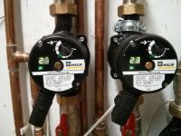 Small Flows in Rotameters: New Underfloor Heating Installation, HALM HEP Plus 25-6.0 E 180 Pump
