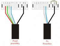 SE K700i, przeróbka kabla USB na serwisowy