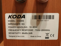 Blaupunkt EMA 255 w domu jako końcowa mocy pod 2x KODA CV20S