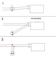 Podłączenie kondensatora. Podałem przykłady jak najlepiej??
