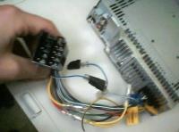 Kable do złącza ISO. Podłączenie radia do skutera. Pioneer DEH-1400RB.