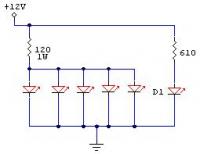 Podłączenie diód świecących pod zasilacz antenowy ??