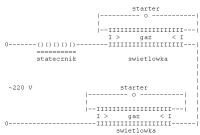 schemat oświetlenia akwarium do własnego wykonania (ASCII)