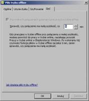 Windows 7 - dostępność danych z dysku sieciowego offline