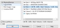 RAW DISK fix MBR partition (previous data HDD as NTFS). DMDE Testdisk