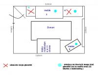 Rozmieszczenie głosnikow w pokoju (altus 140) rys.