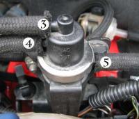 Turbo to Intercooler Hose Routing on VW T4 Transporter 2.5 TDi 2003 with EGR Pump
