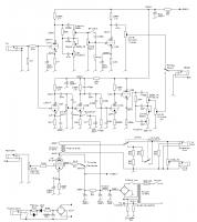 Wzmacniacz lampowy z E84L, ECC85, E88CC i transformatorem Zatra PI/2/64 - schemat