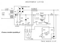 Prostownik z regulacją prądu ładowania