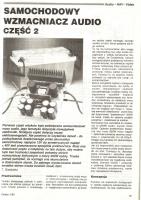 Przetwornica wzmacniacza samochodowego